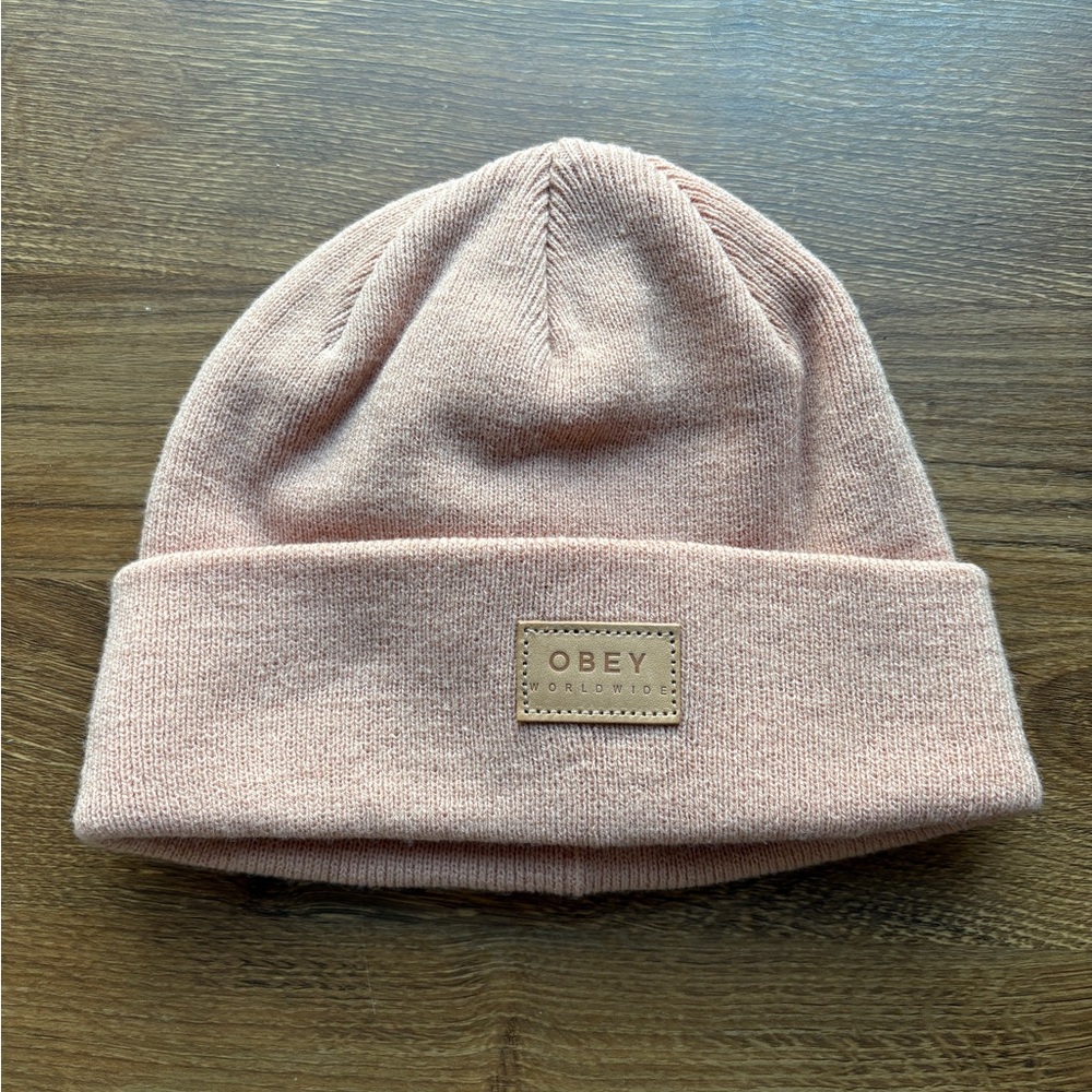 Obey Blush Knit Beanie